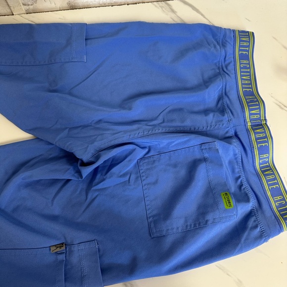 Med Couture Blue Women's Scrub Pants - Picture 4 of 4